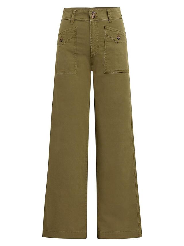 Joes Jeans The Premium Cargo High Rise Wide Leg Jeans Product Image