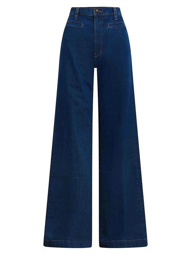 Womens The Kate Wide-Leg Jeans Product Image