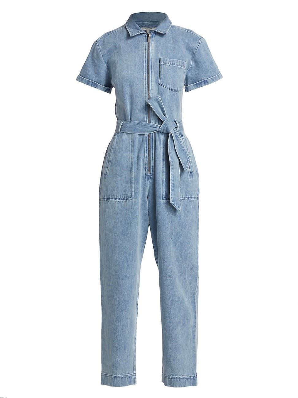 Womens Erika Denim Utility Jumpsuit Product Image