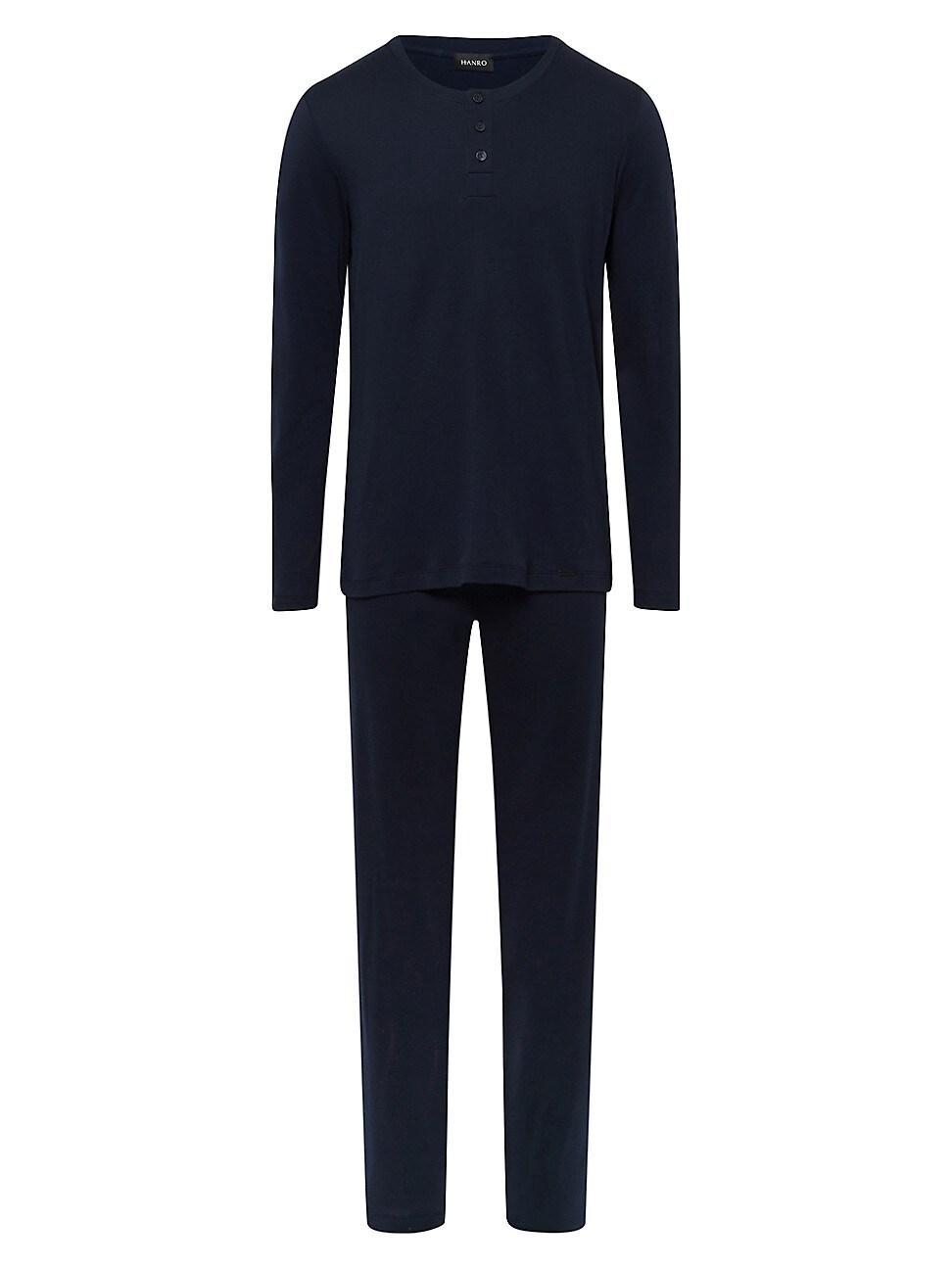 Mens Night & Day Henley Pajama Set Product Image