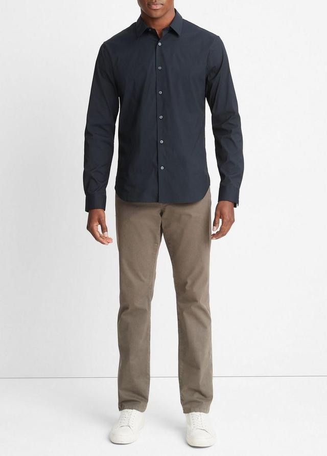 Cotton-Blend Long-Sleeve Shirt Product Image