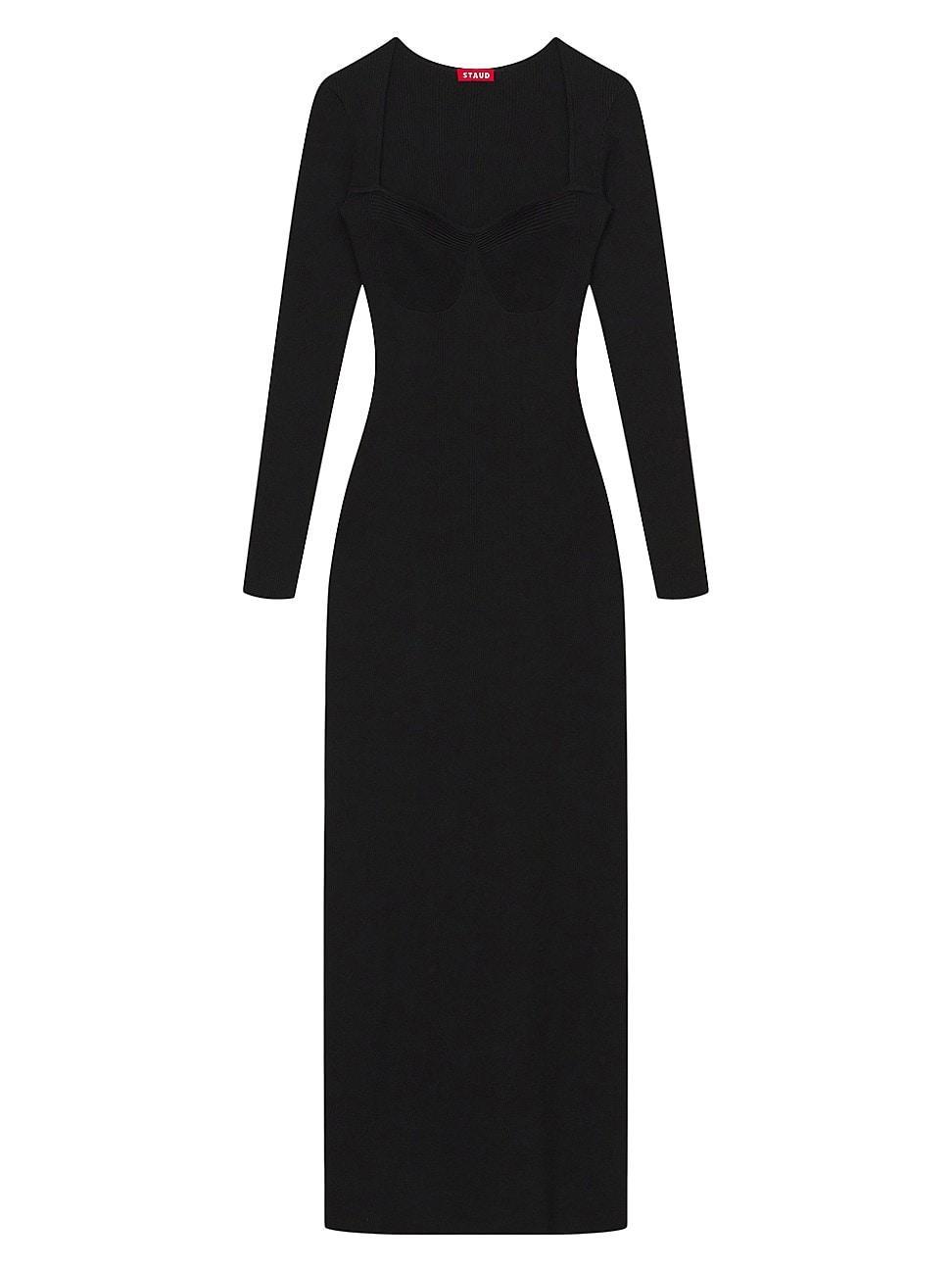 Womens Silhouette Long-Sleeve Maxi Dress Product Image