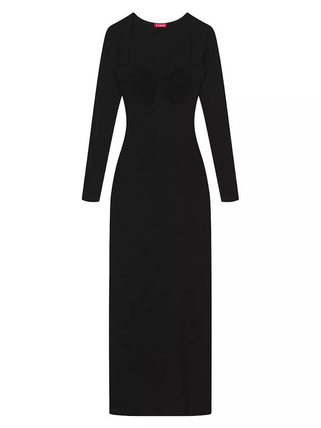 Womens Silhouette Long-Sleeve Maxi Dress Product Image