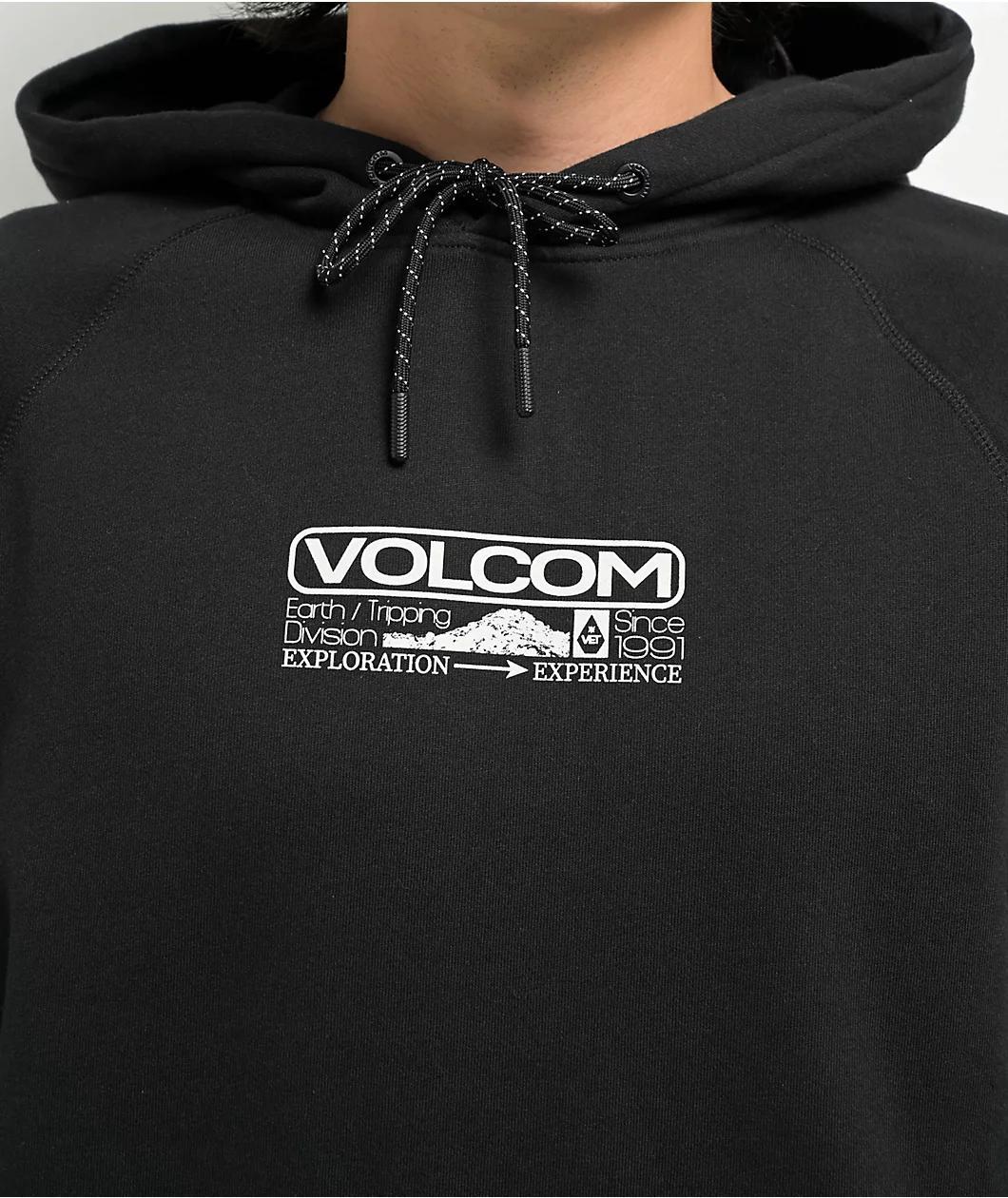 Volcom Out There Black Hoodie Product Image