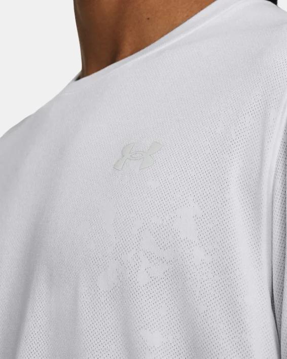 Men's UA Launch Splatter Short Sleeve Product Image