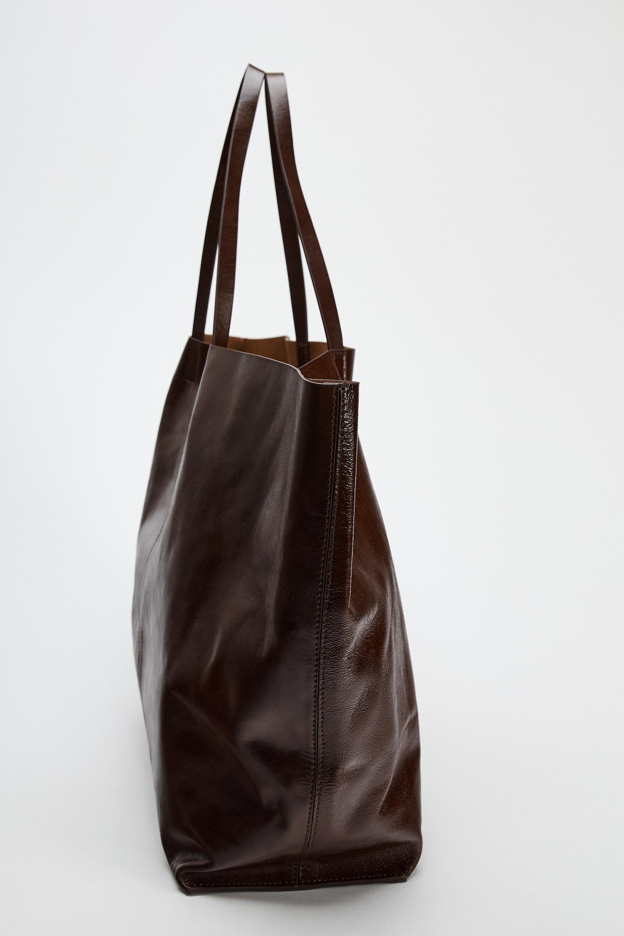 MAXI LEATHER TOTE BAG Product Image