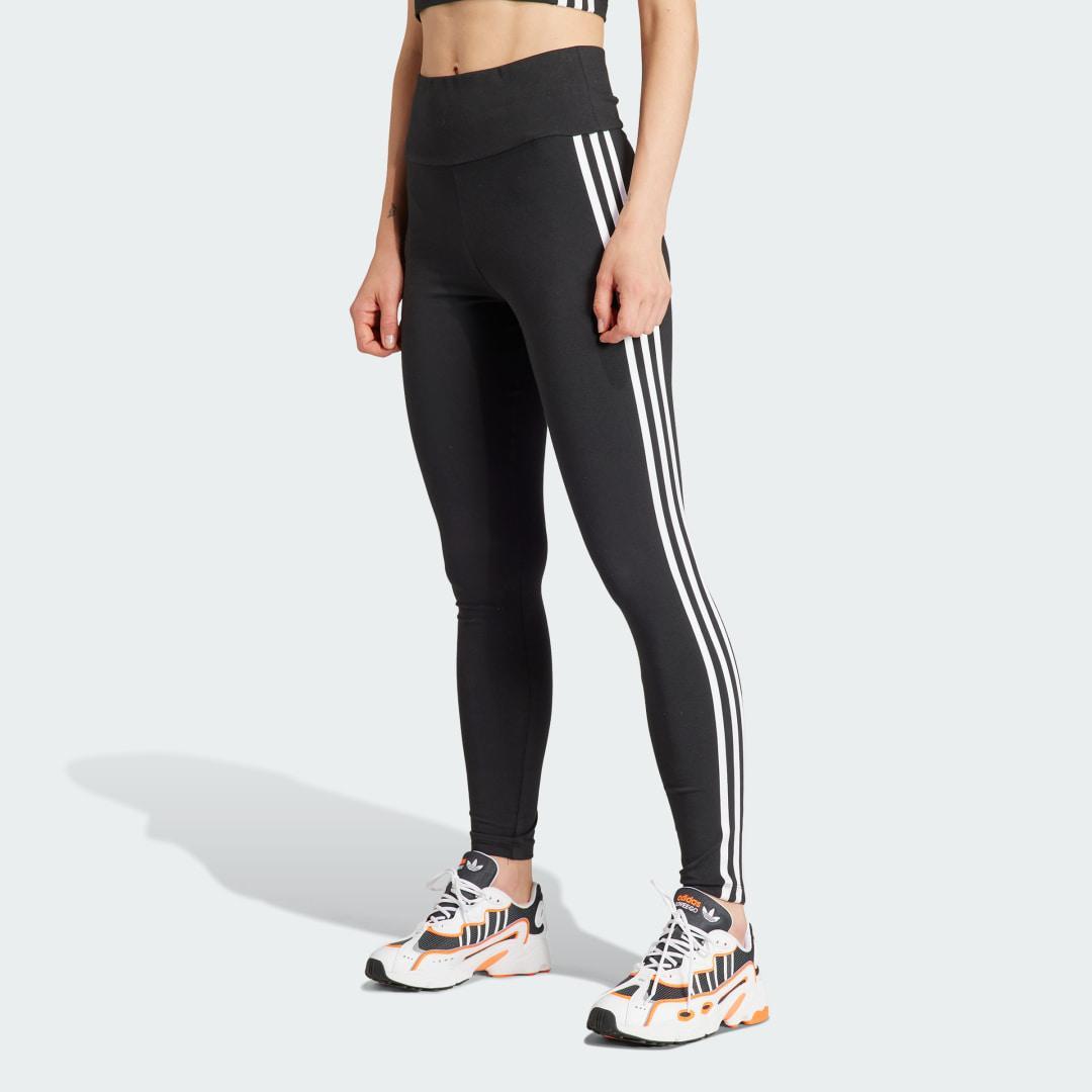 adidas 3-Stripes Leggings Better Scarlet S Womens Product Image