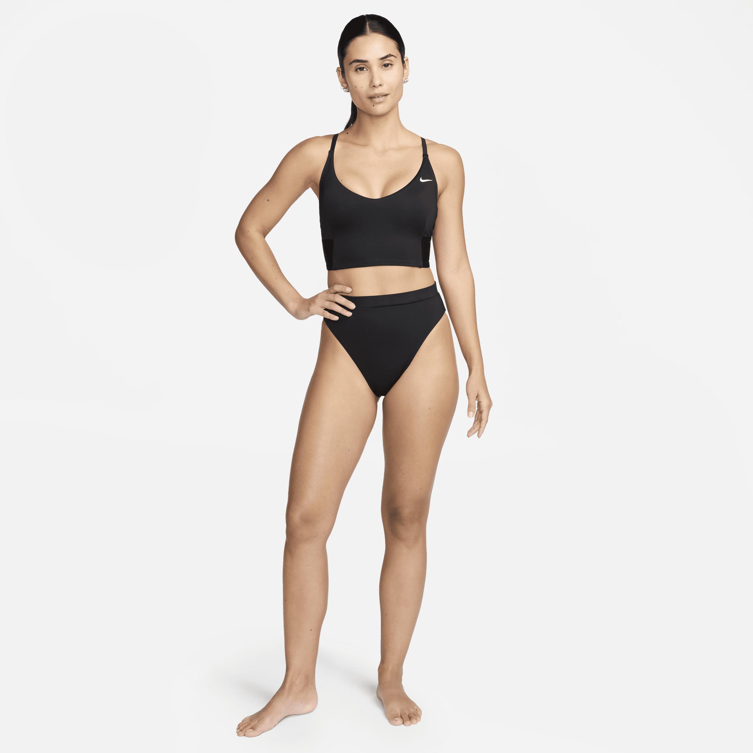 Nike Women's Swim V-Neck Midkini Top Product Image