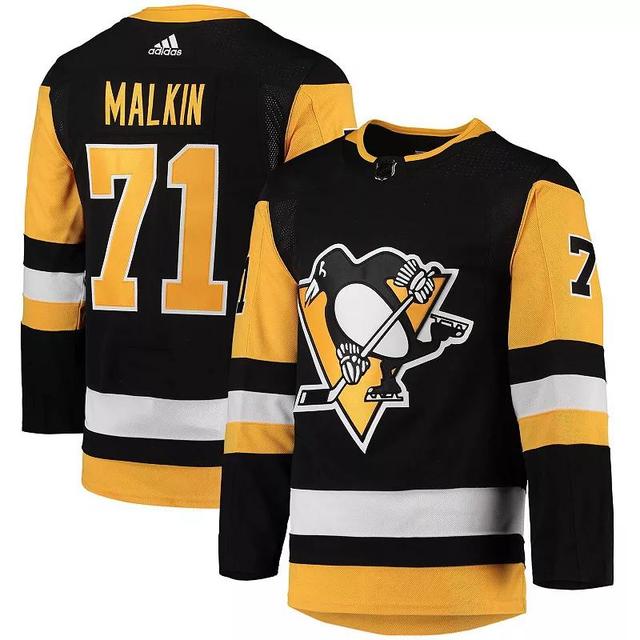 Mens adidas Evgeni Malkin Black Pittsburgh Penguins Home Authentic Pro Player Jersey - Black Product Image