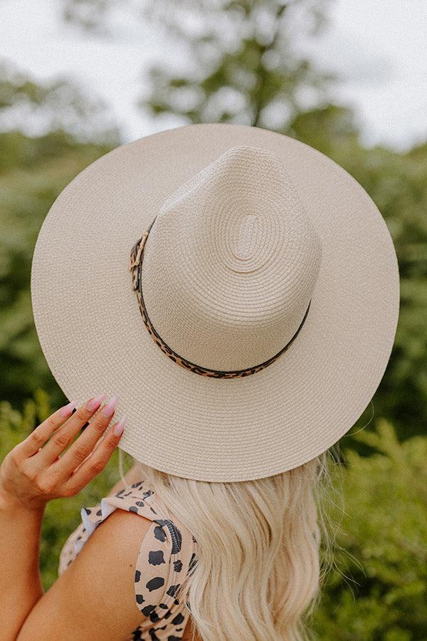 Aloha State Of Mind Raffia Fedora In Natural Product Image