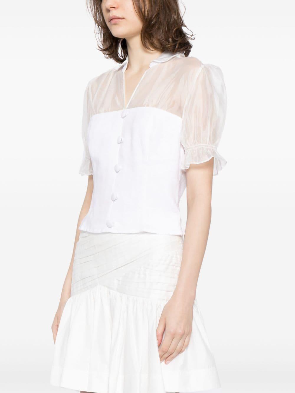 Avianna linen puff sleeve shirt Product Image