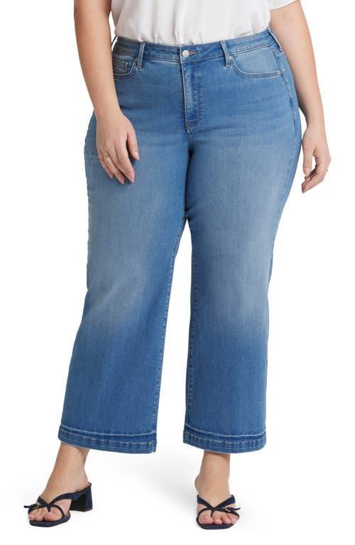 NYDJ Plus Size Teresa Wide Leg Ankle in Riviera Sky (Riviera Sky) Women's Jeans Product Image