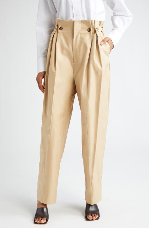 Womens Gathered High-Rise Tapered Pants product image