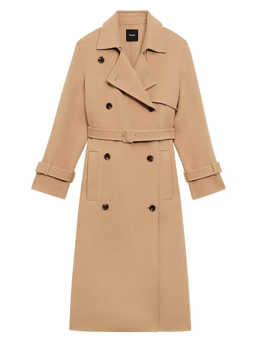 Wool & Cashmere Trench Coat Product Image