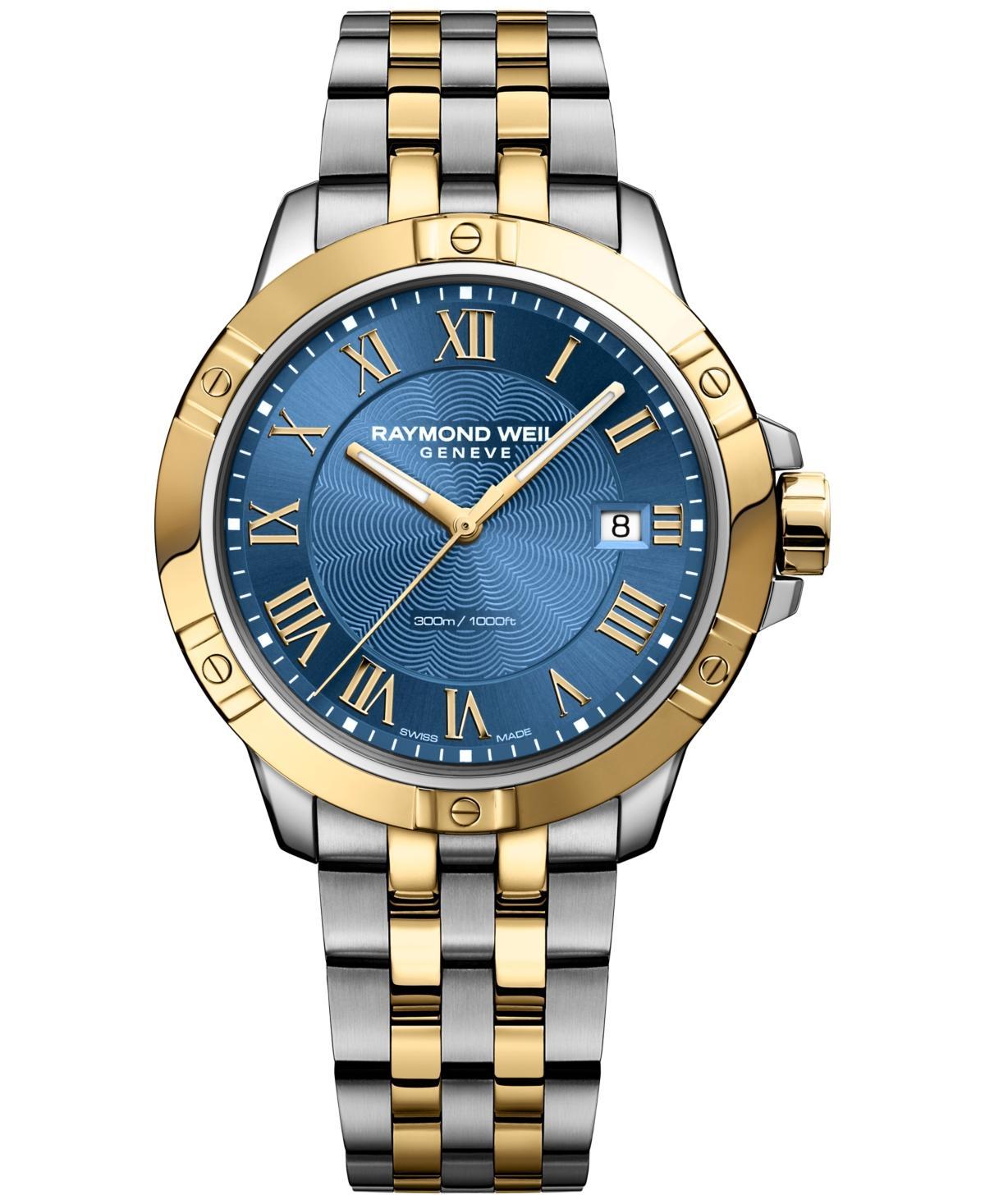 Raymond Weil Mens Swiss Tango Classic Two-Tone Stainless Steel Bracelet Watch 41mm Product Image