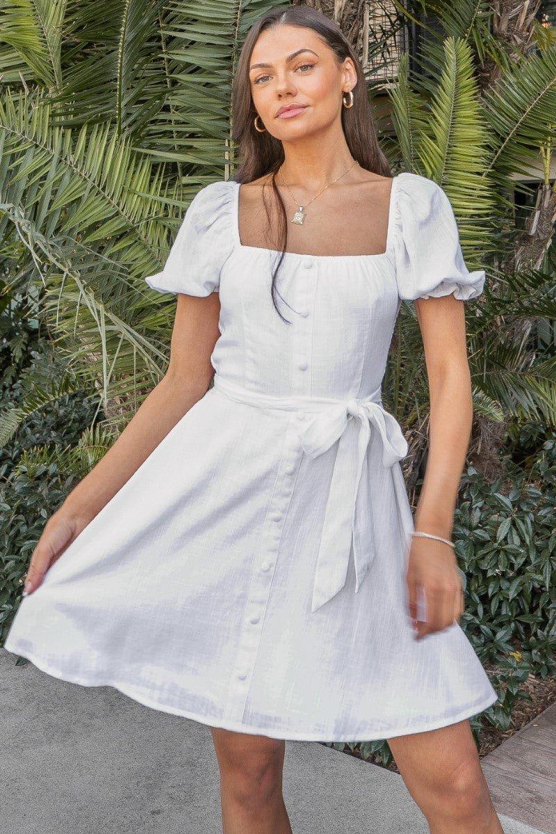 Emilia Linen Dress* Product Image