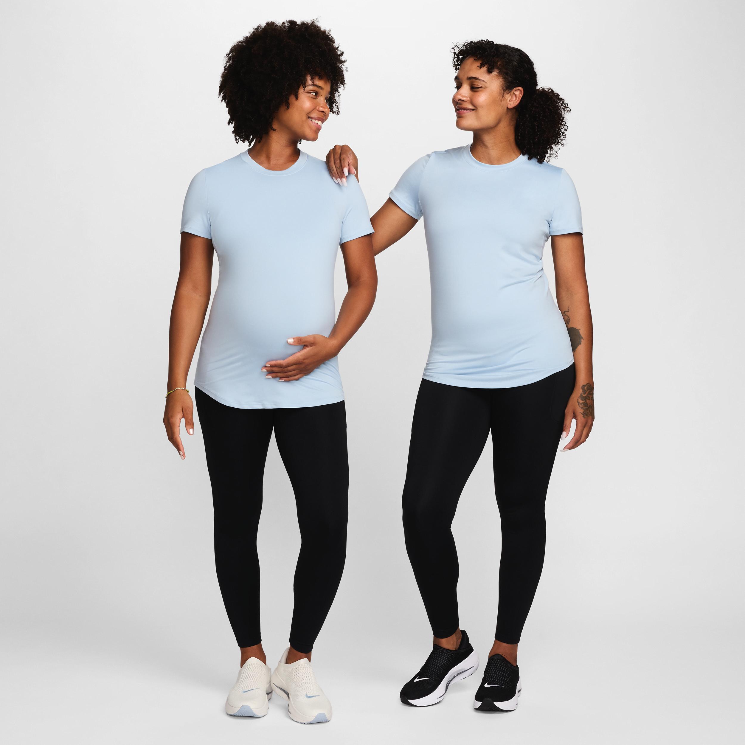 Nike (M) One Women's Dri-FIT Slim-Fit Short-Sleeve Top (Maternity) Product Image