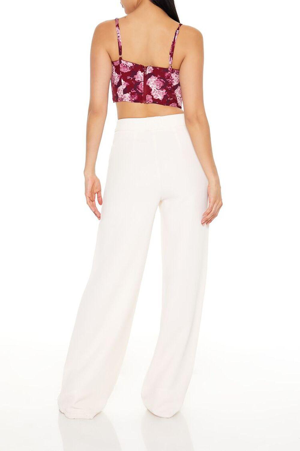 High-Rise Wide-Leg Trouser Pants | Forever 21 Product Image