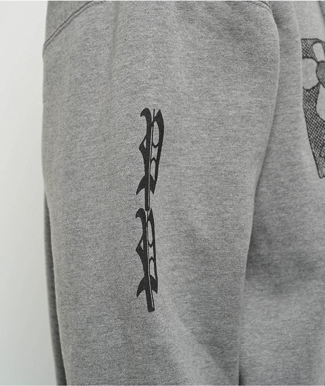 Public Sum Grey Zip Hoodie Product Image