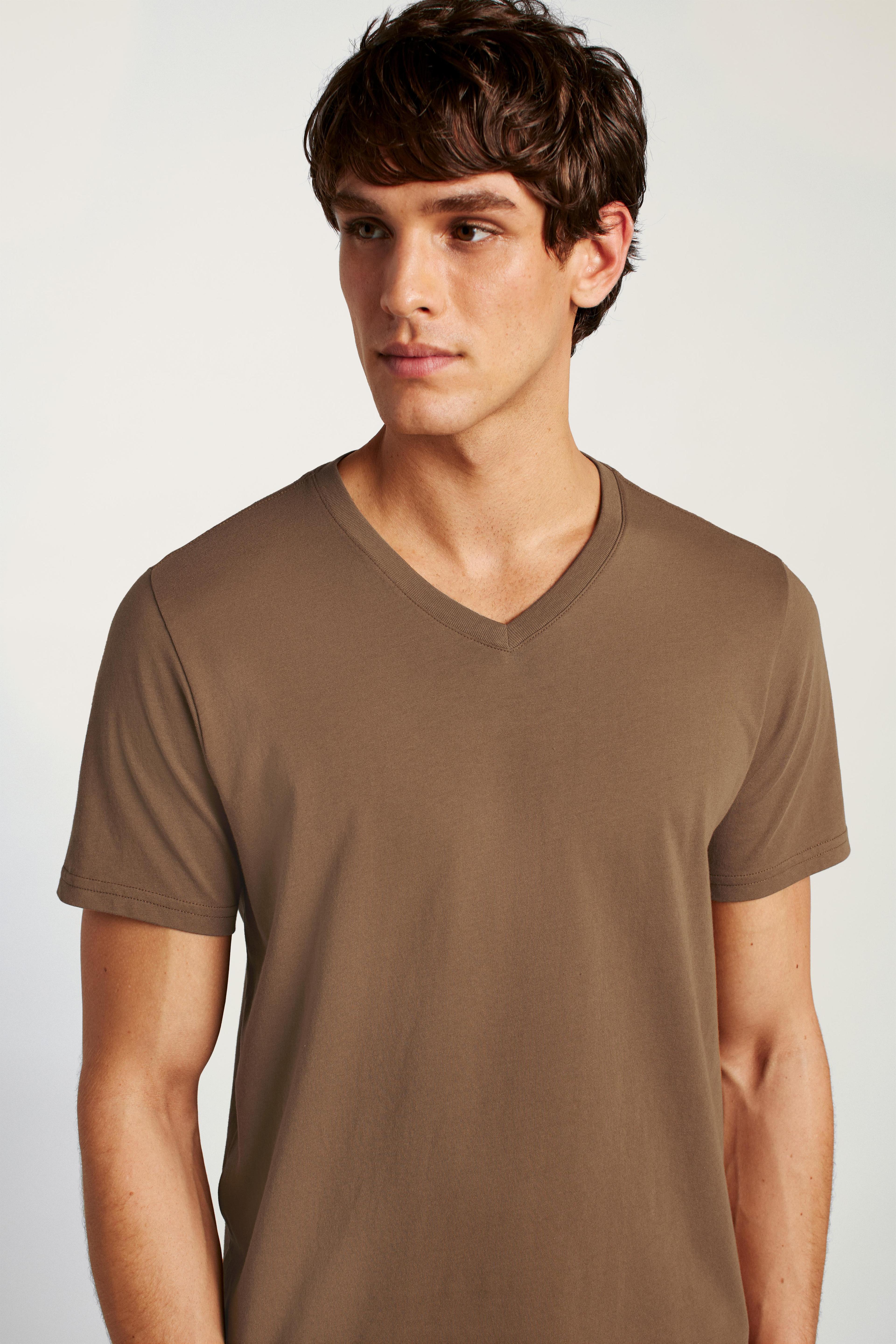 Organic Cotton V-Neck Tee Product Image