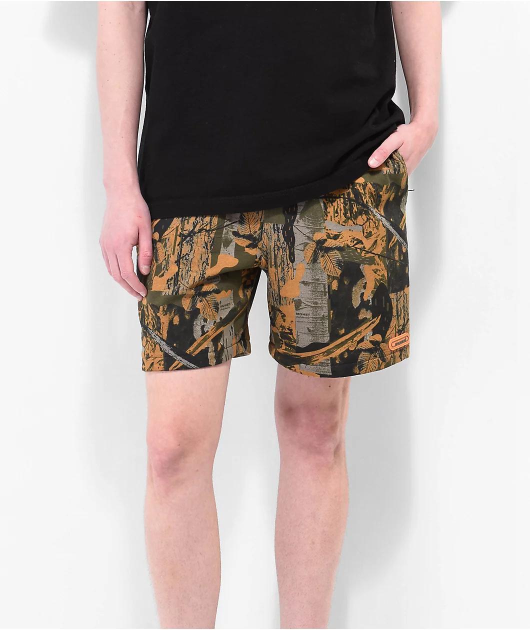 Monet Skateboards Tricky Camo Sweat Shorts Product Image