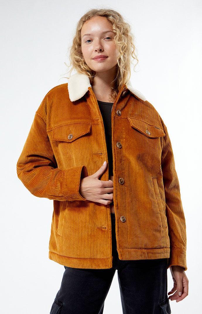 Billabong Womens Cold Day Corduroy Trucker Jacket Product Image