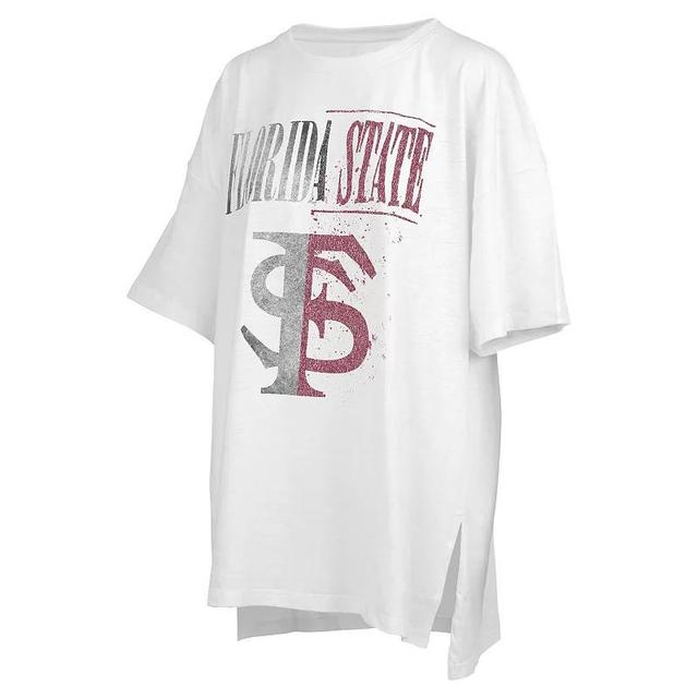 Womens Pressbox Florida State Seminoles Lickety-Split Oversized T-Shirt Product Image