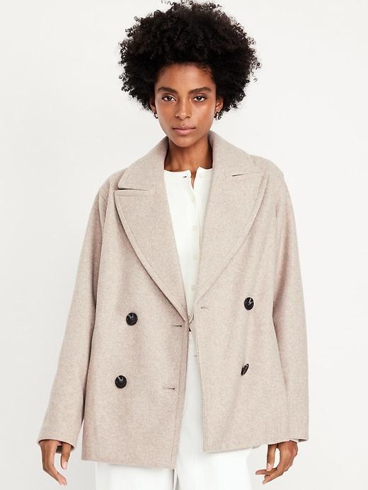 Double-Breasted Pea Coat Product Image