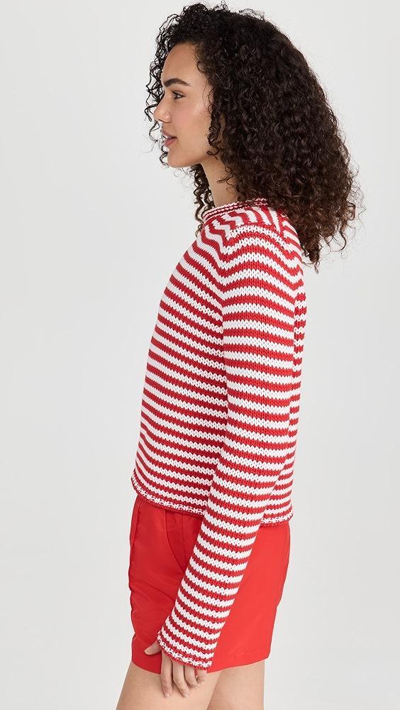 La Ligne Fine Stripe Mini Marina Sweater | Shopbop Product Image