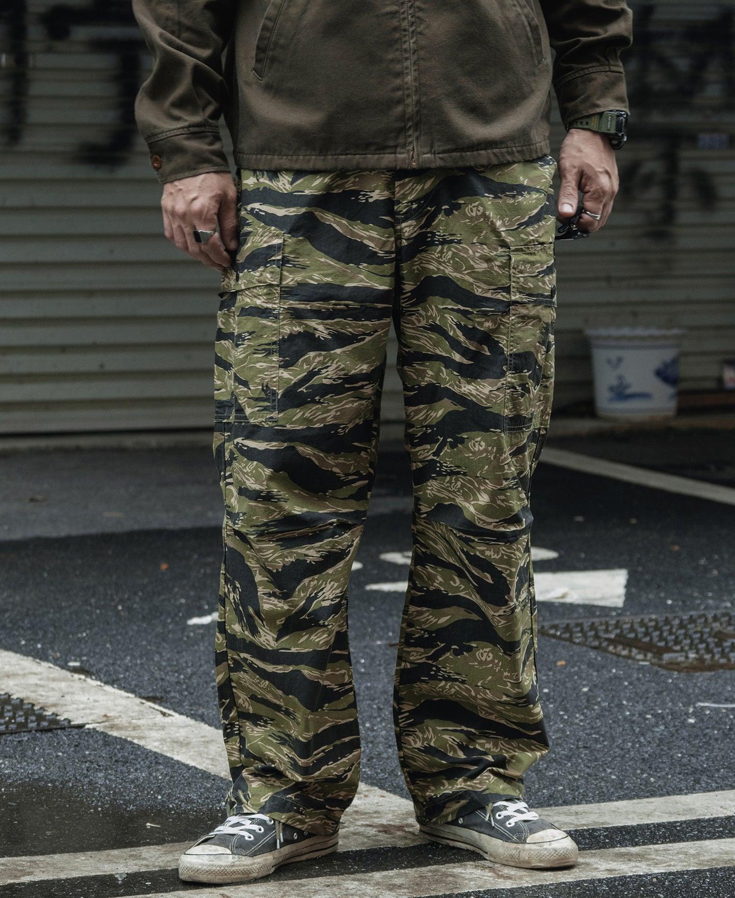 Tiger Stripe Camo Tropical Jungle Fatigue Pants Product Image