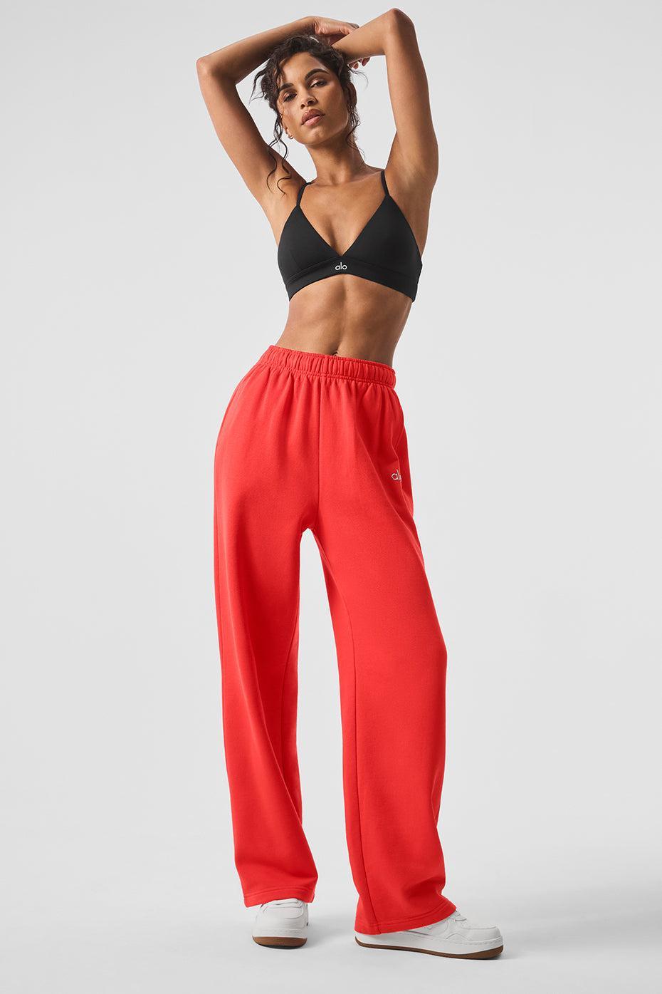 Accolade Straight Leg Sweatpant - Red Hot Summer Female Product Image