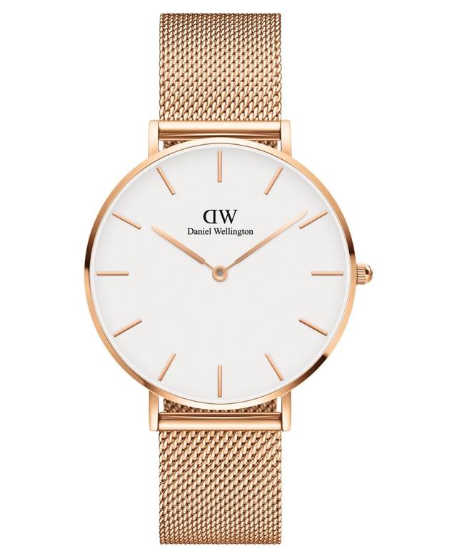 Daniel Wellington Womens Petite Melrose Rose Gold-Tone Stainless Steel Watch 36mm Product Image