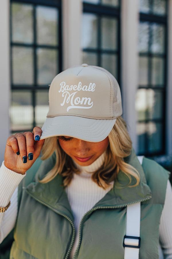 Baseball Mom Trucker Hat Product Image