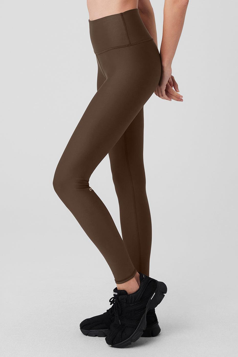 Airlift Winter Warm High-Waist Legging - Espresso Product Image