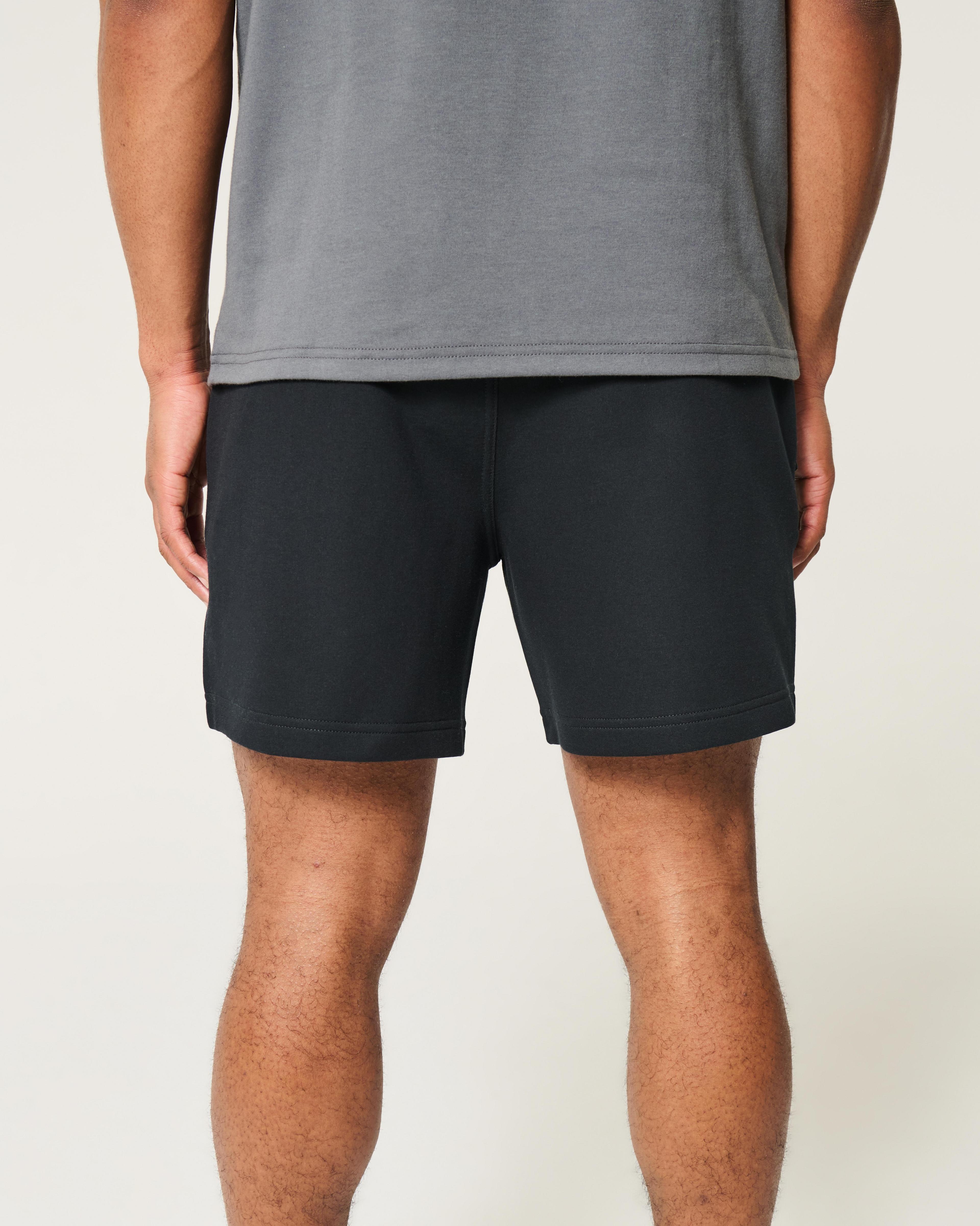 Mid-Thigh Cooling Fleece Shorts Product Image