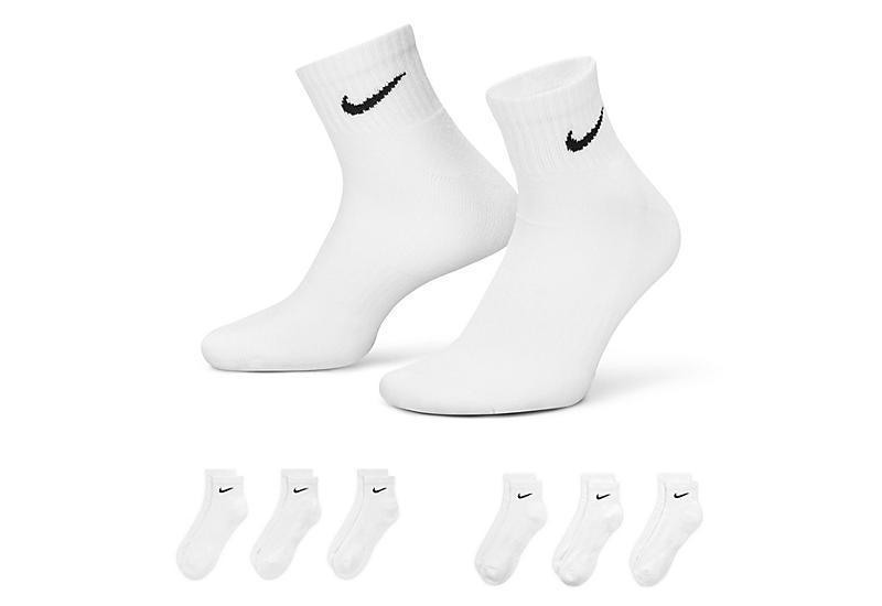 Nike Men's Extra Large Quarter Socks 6 Pairs Product Image