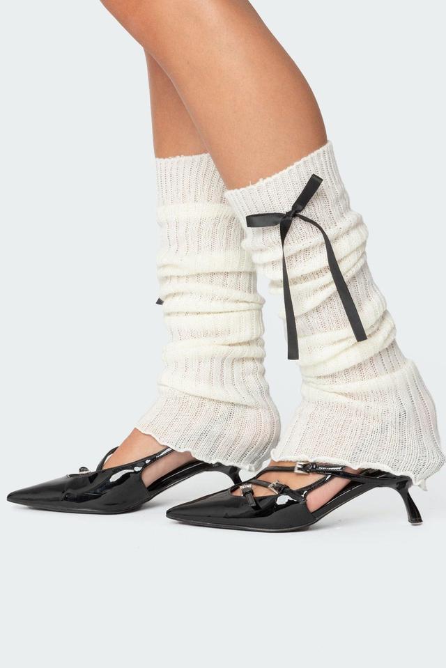 Ribbon Leg Warmers Product Image