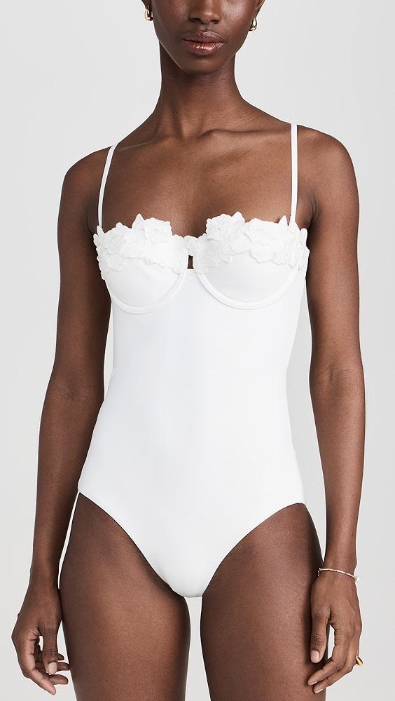 Zimmermann Halliday Embroidery One Piece | Shopbop Product Image