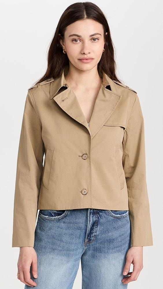 FRAME Short Trench Jacket | Shopbop Product Image