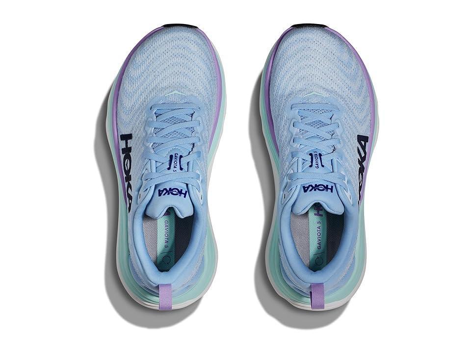 Hoka Women's Gaviota 5 (Airy /Sunlit Ocean) Women's Shoes Product Image