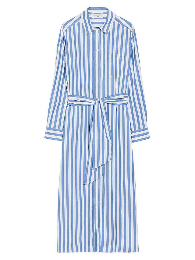 Womens Falasco Striped Cotton Shirtdress Product Image