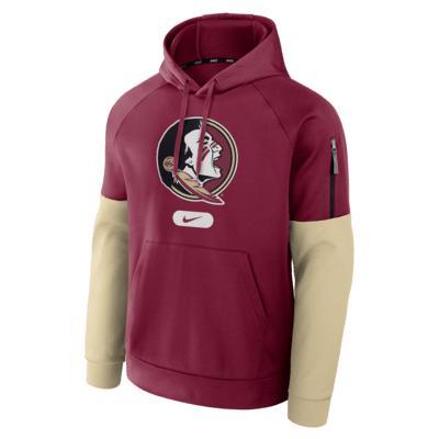 Florida State Seminoles Fitness Men’s Nike Therma College Pullover Hoodie Product Image