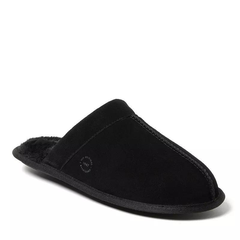 Dearfoams Kirk Mens Suede Scuff Slippers Product Image