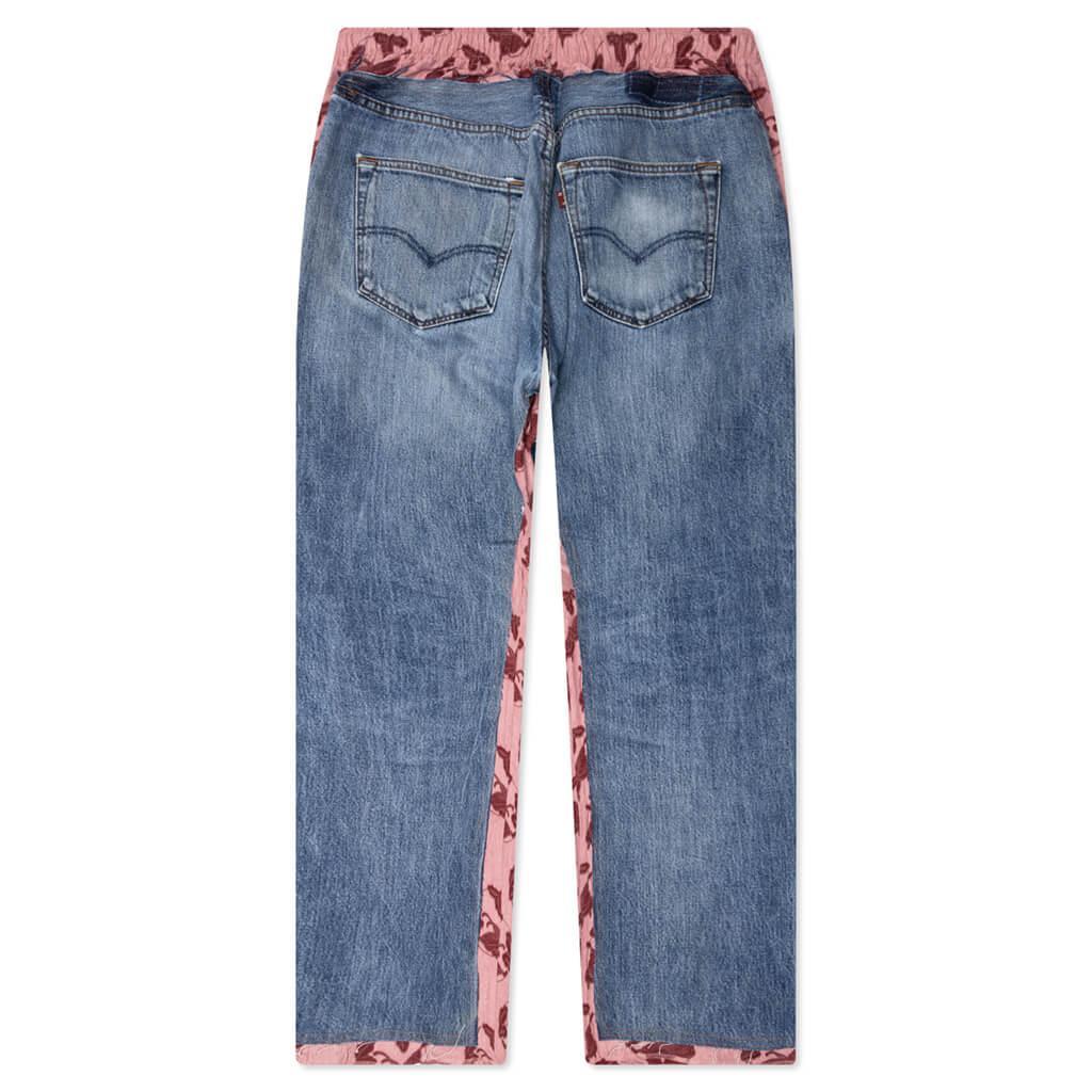 Jean Pant Covered Pant - Pink Product Image