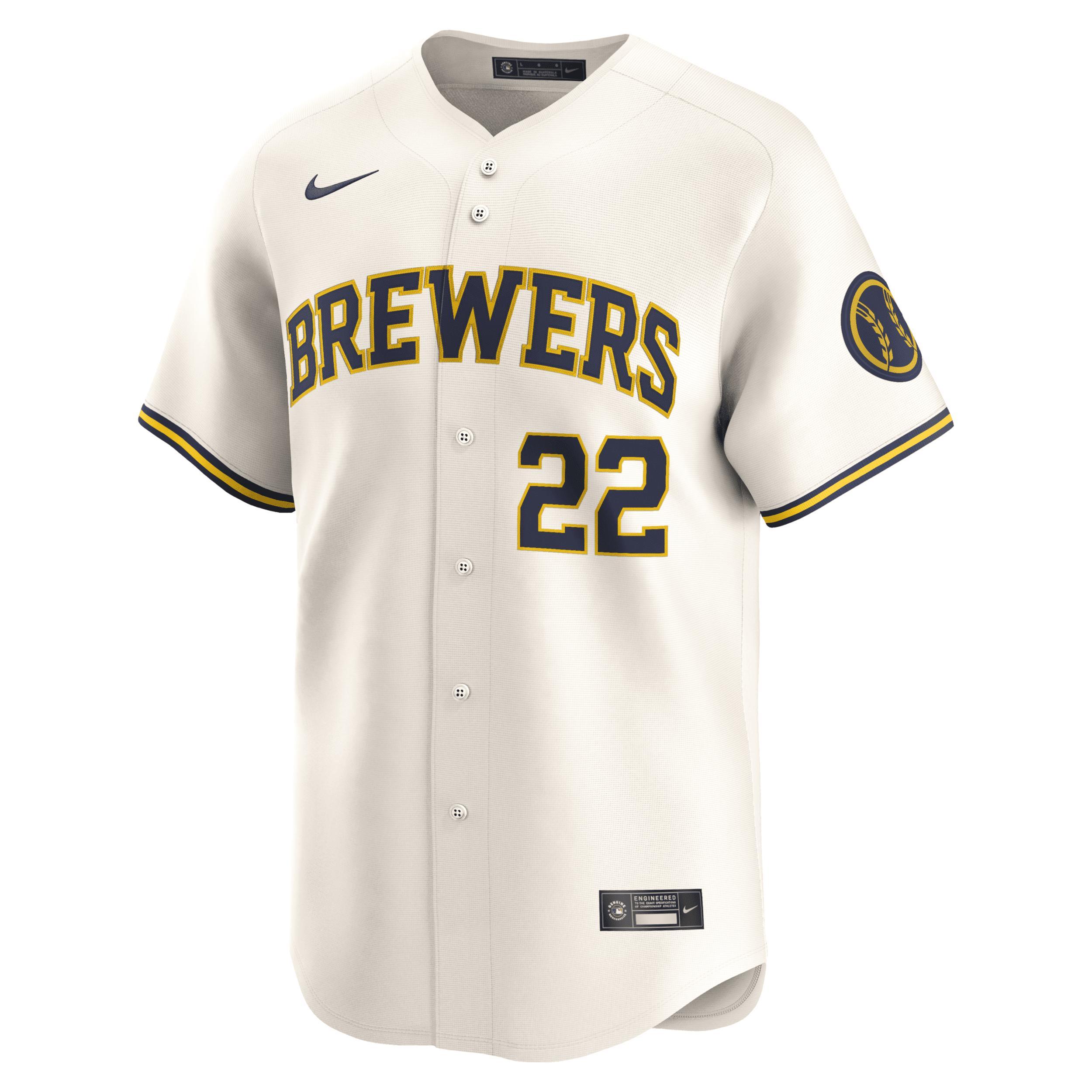 Christian Yelich Milwaukee Brewers Nike Men's Dri-FIT ADV MLB Limited Jersey Product Image