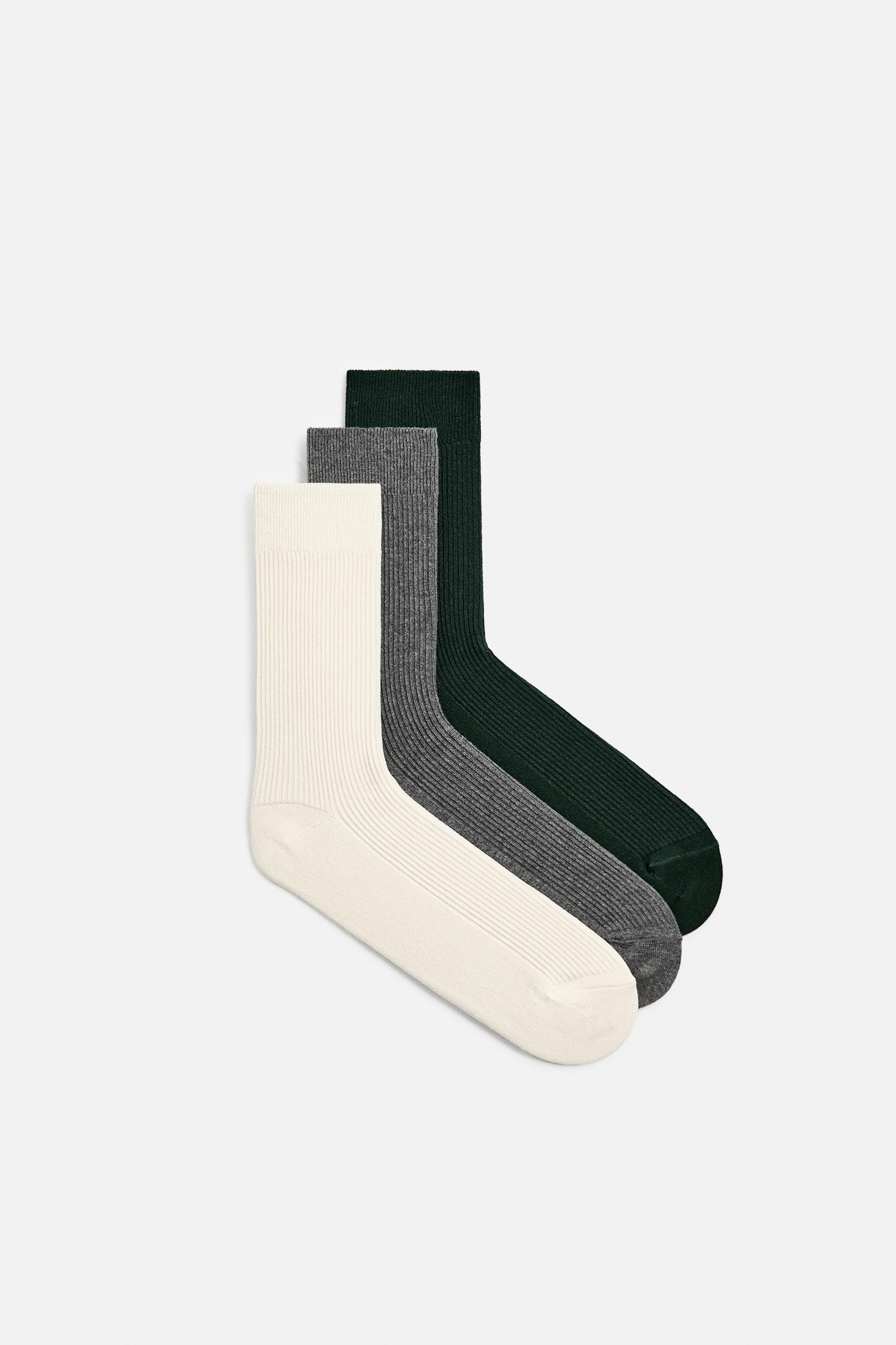 3-PACK OF MATCHING RIB SOCKS Product Image