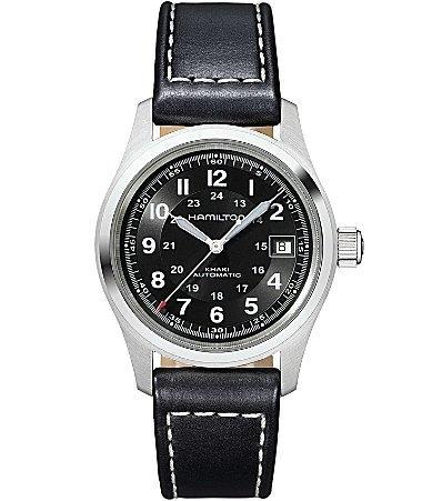 Hamilton Mens Khaki Field Automatic Stainless Steel Bracelet Watch Product Image