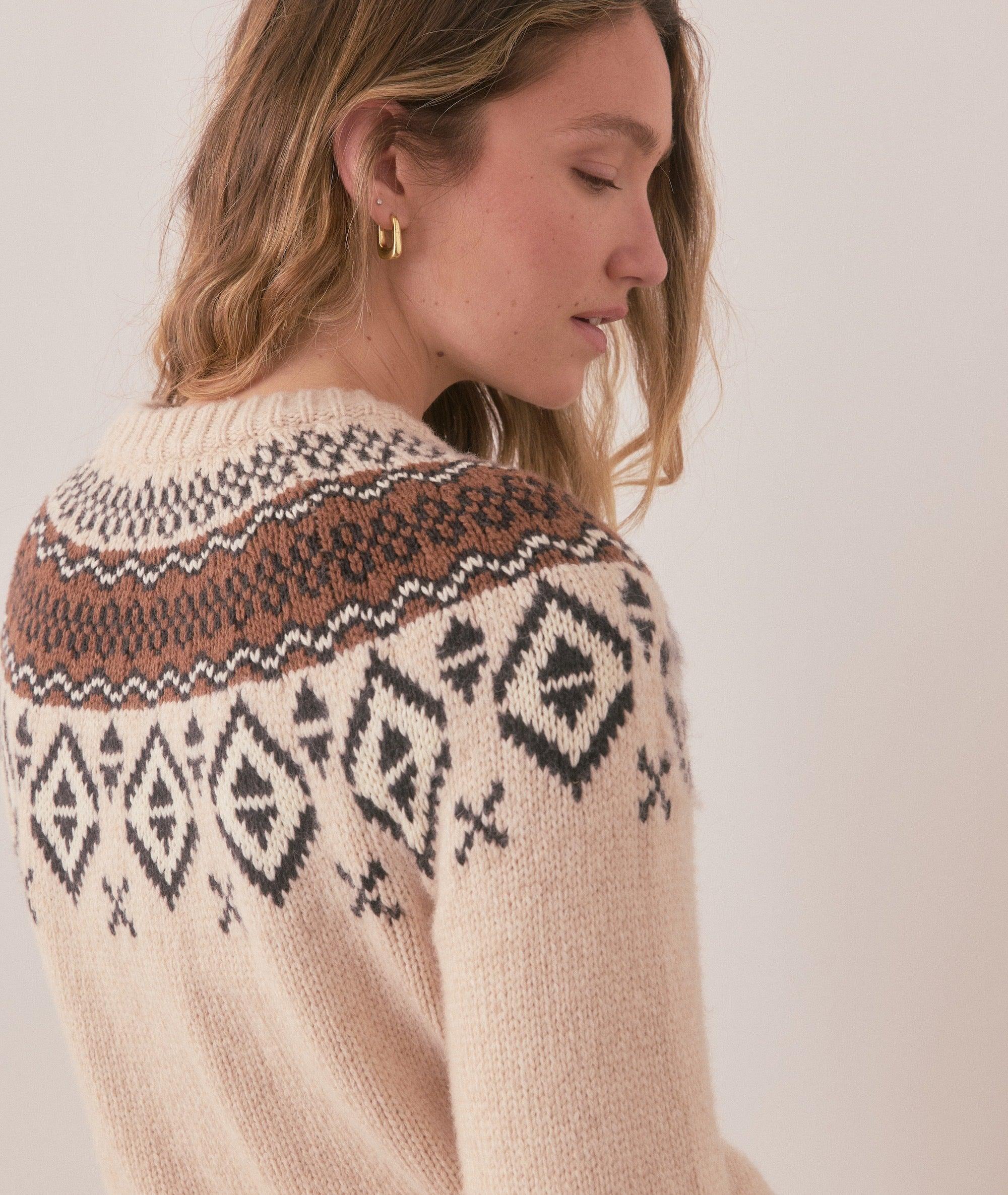 Ava Fair Isle Cardigan Product Image