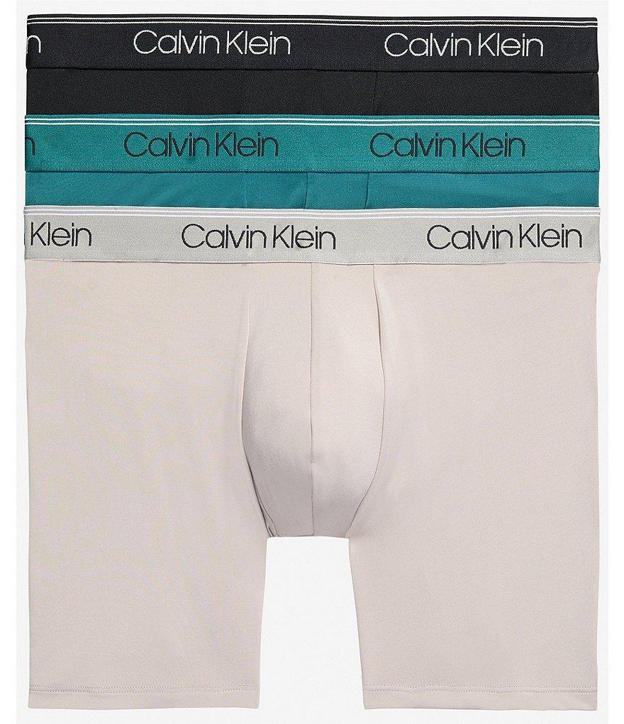 Calvin Klein Micro Stretch Solid Boxer Briefs 3-Pack Product Image