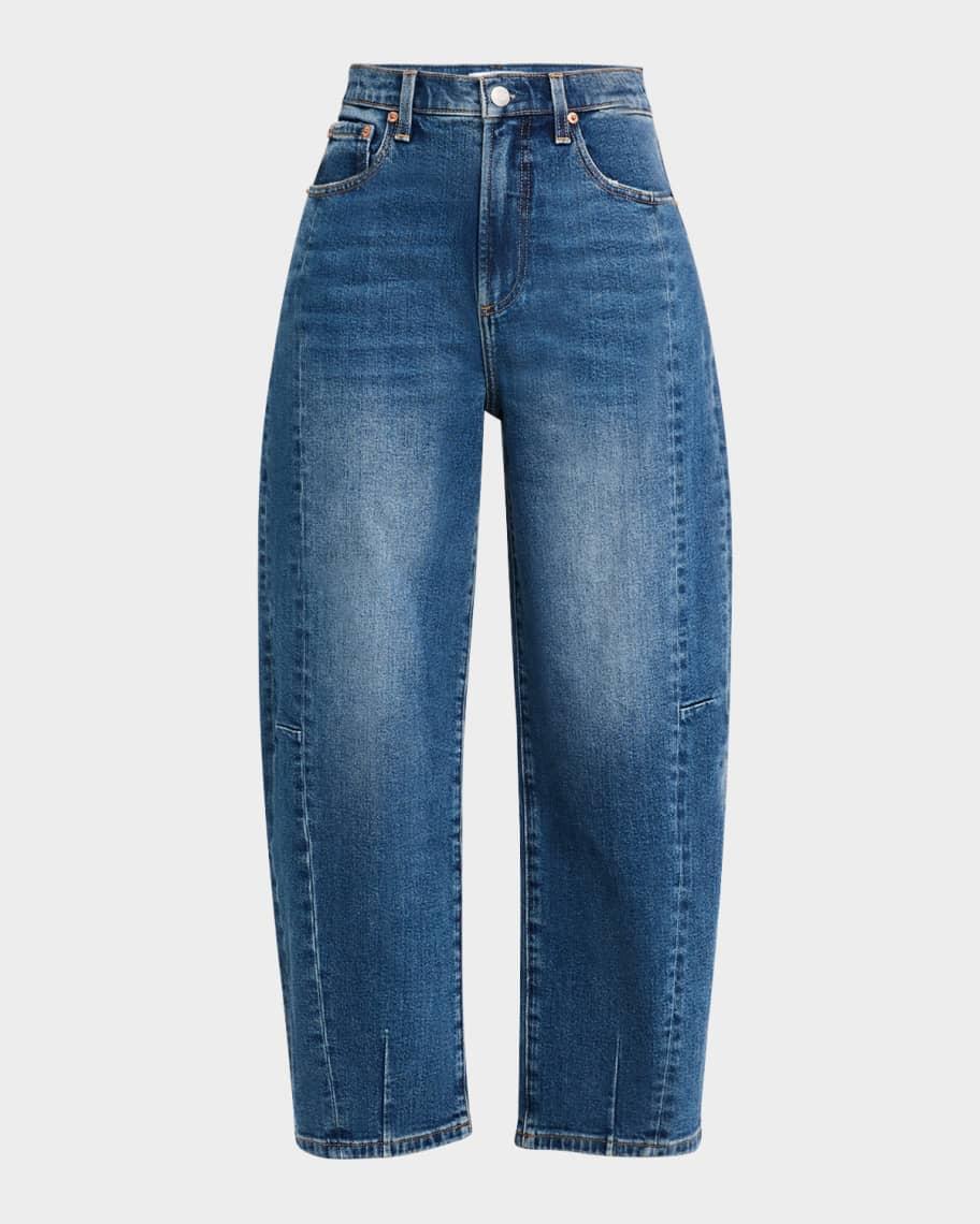 Eli High-Rise Arched-Leg Jeans product image